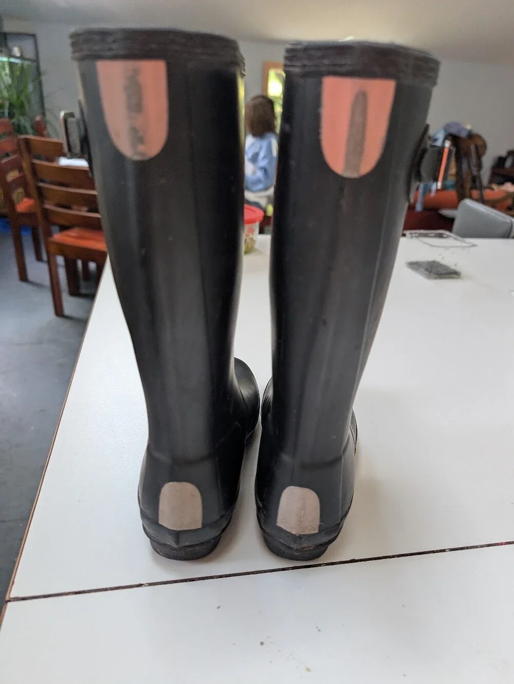 Hunter Black Tall Rain Boots